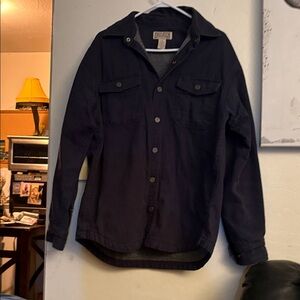Duluth Trading Co Men's Dark Blue Shirt Jacket
